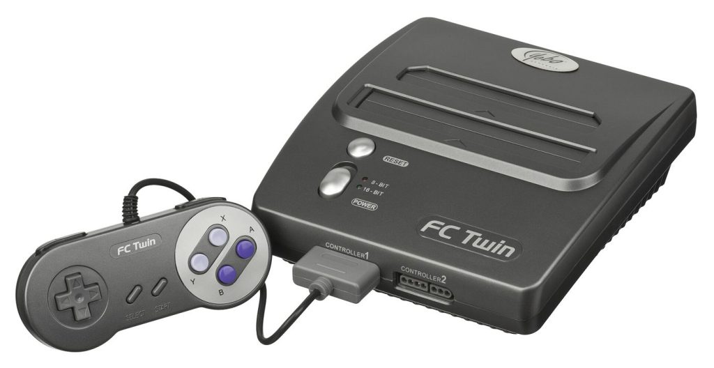 A game controller in hand