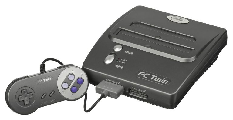 A game controller in hand
